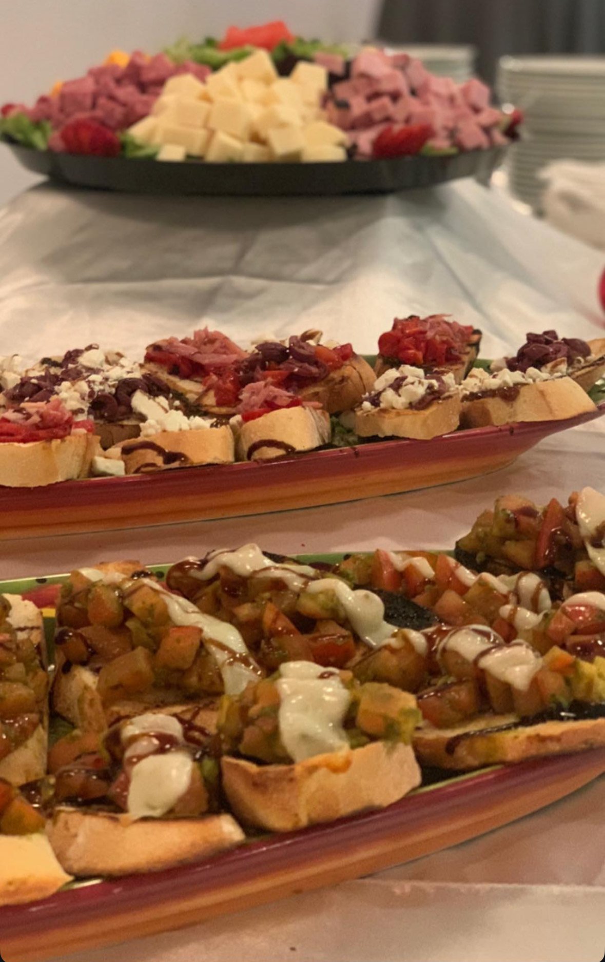 A finished Altea's catering spread